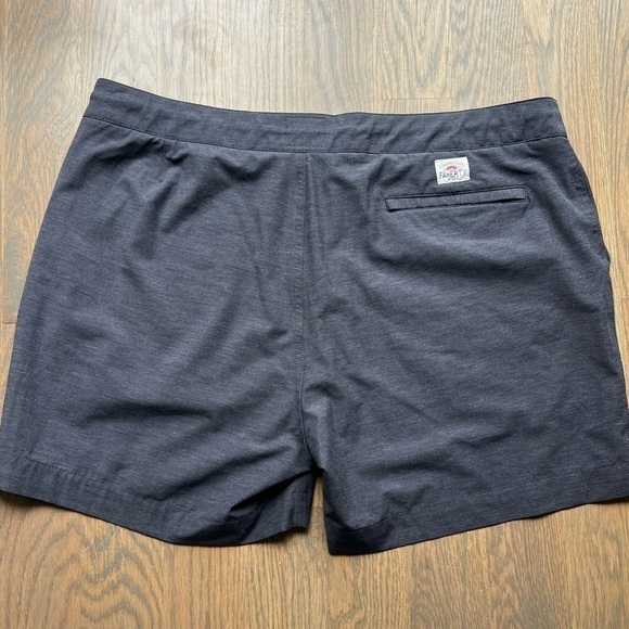 Faherty Mens All Day Belt Loop blue Shorts size 40 preppy academia E - Picture 8 of 8